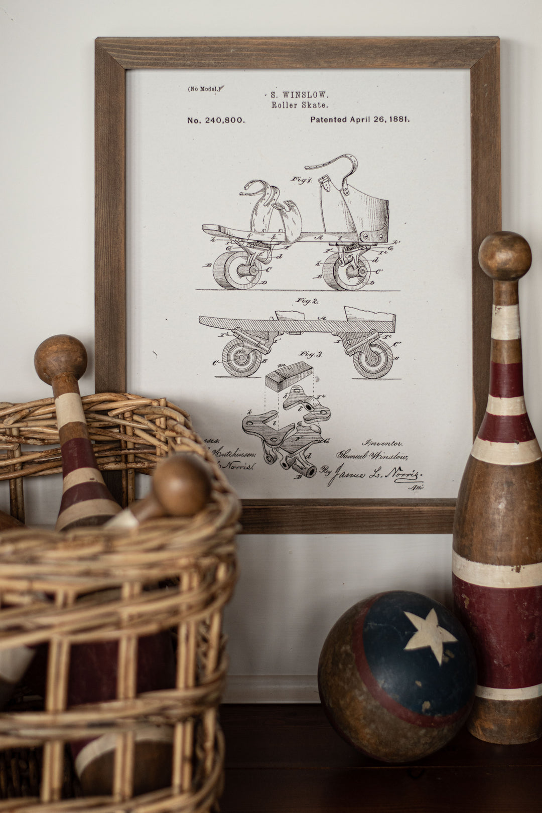 Patent Prints - Roller Skate