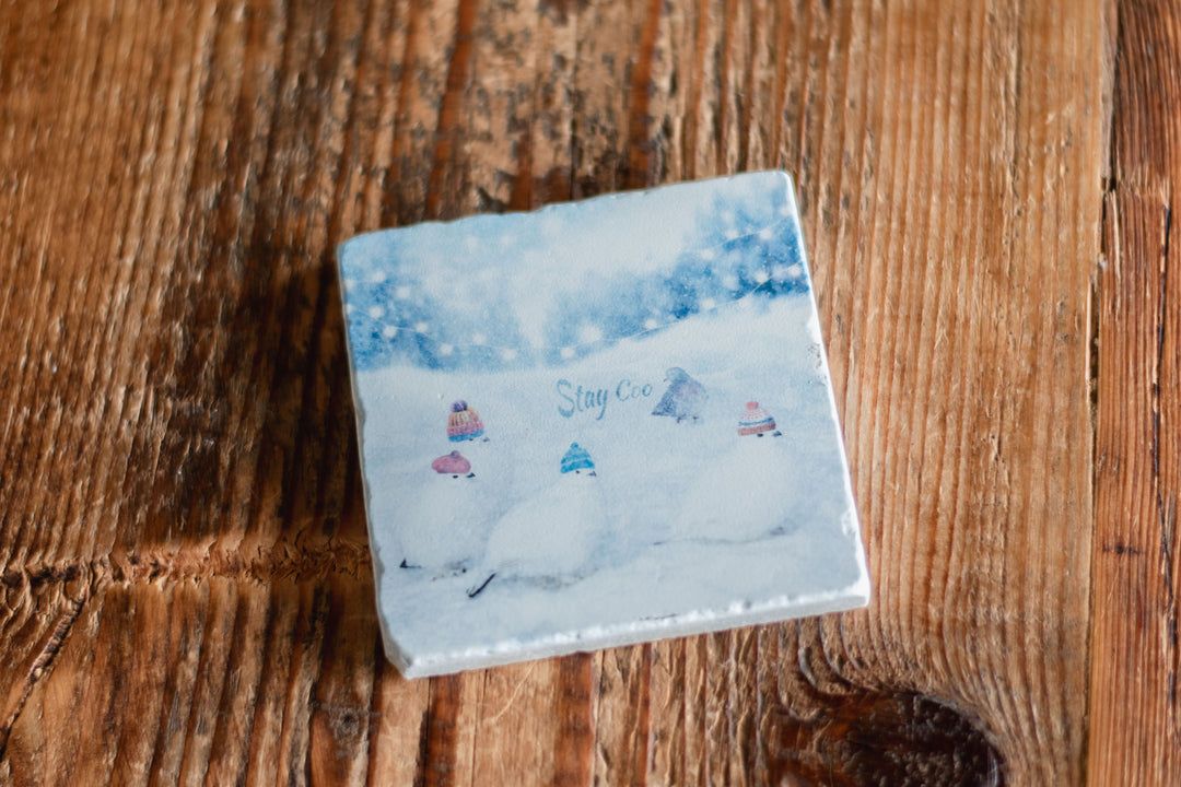 Marble Coasters - Stay Coo