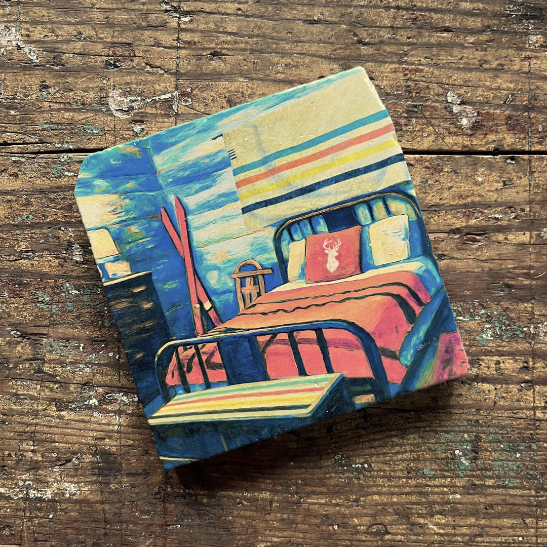 Marble Coasters - Ski Room