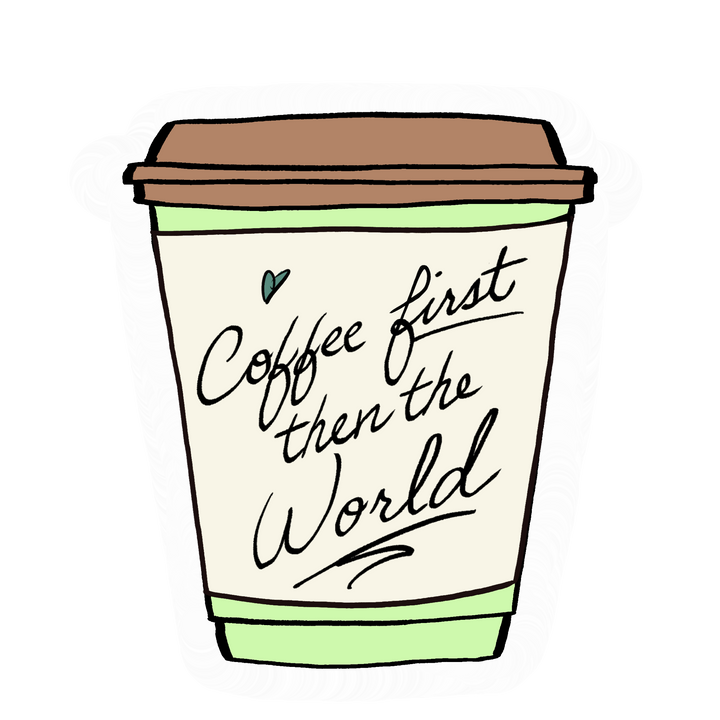 Stickers | Stick with it - Coffee First