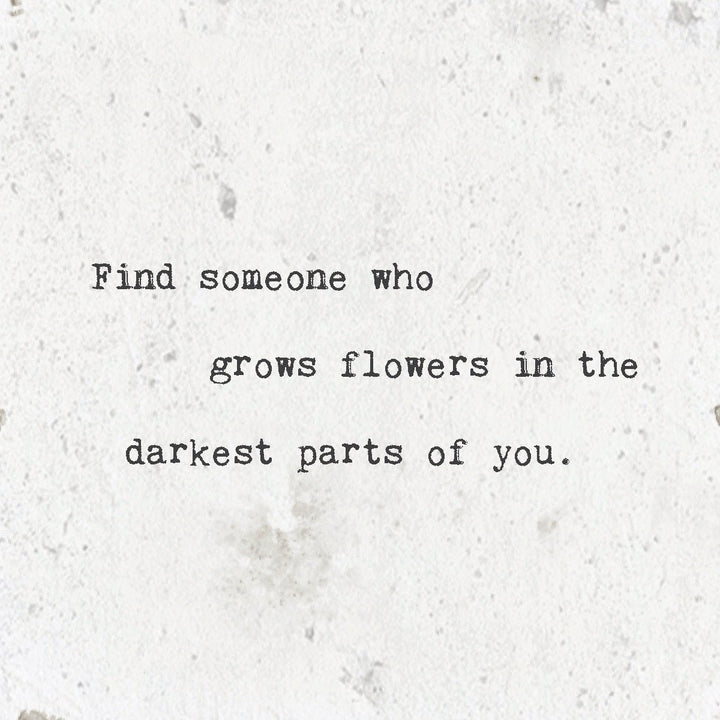 Art Block - Little Gem - Find Someone Who Grows - Cedar Mountain Studios