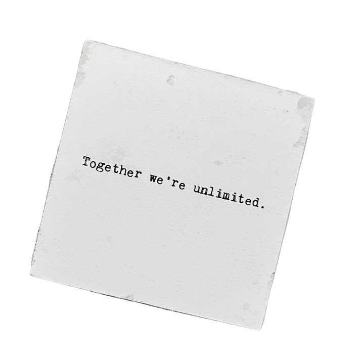 Art Block - Little Gem - Together we're unlimited - Cedar Mountain Studios