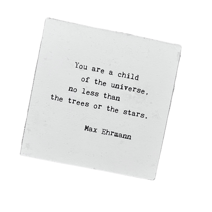 Art Block - Little Gem - You are a child - Cedar Mountain Studios