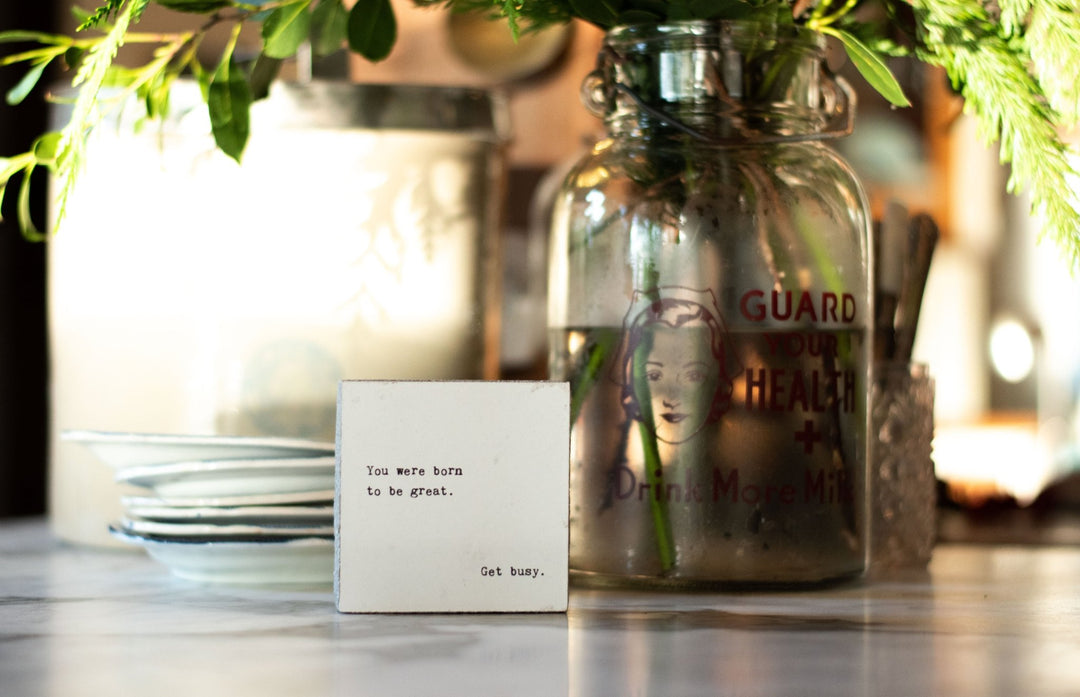 Art Block - Little Gem - You were born to be great - Cedar Mountain Studios