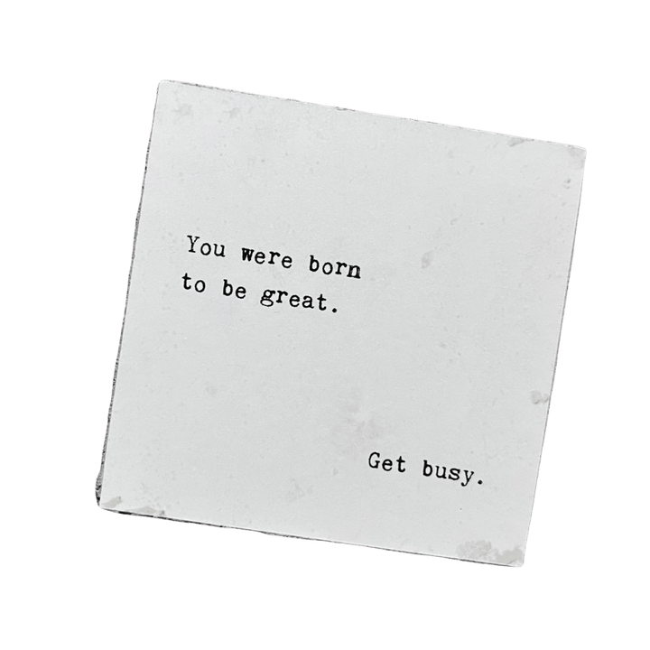 Art Block - Little Gem - You were born to be great - Cedar Mountain Studios