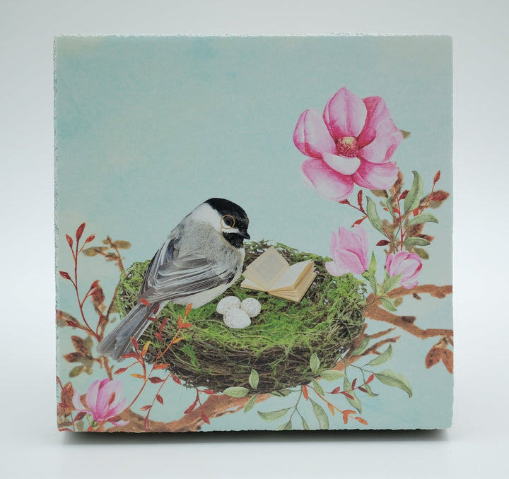 Art Block - Lost & Found - Chickadee - Cedar Mountain Studios