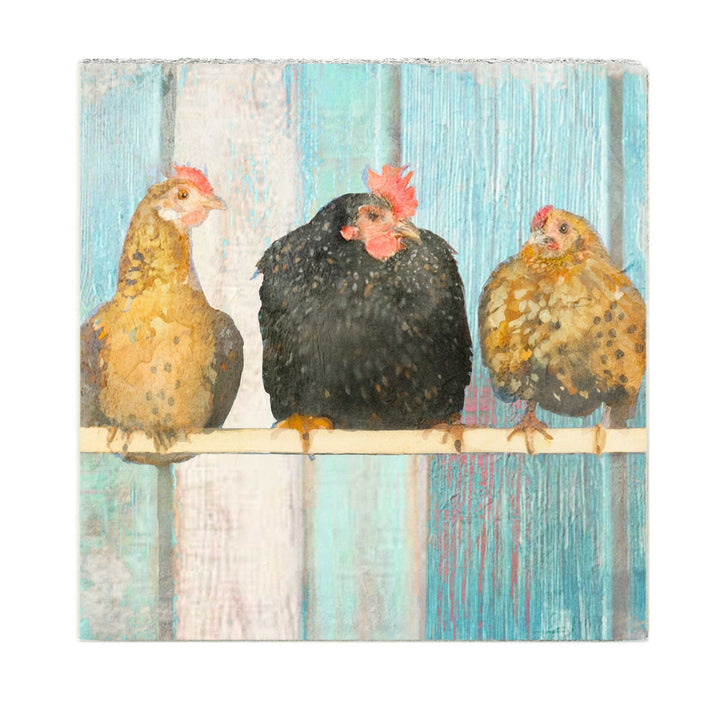 Art Block - Lost & Found - Chickens - Cedar Mountain Studios