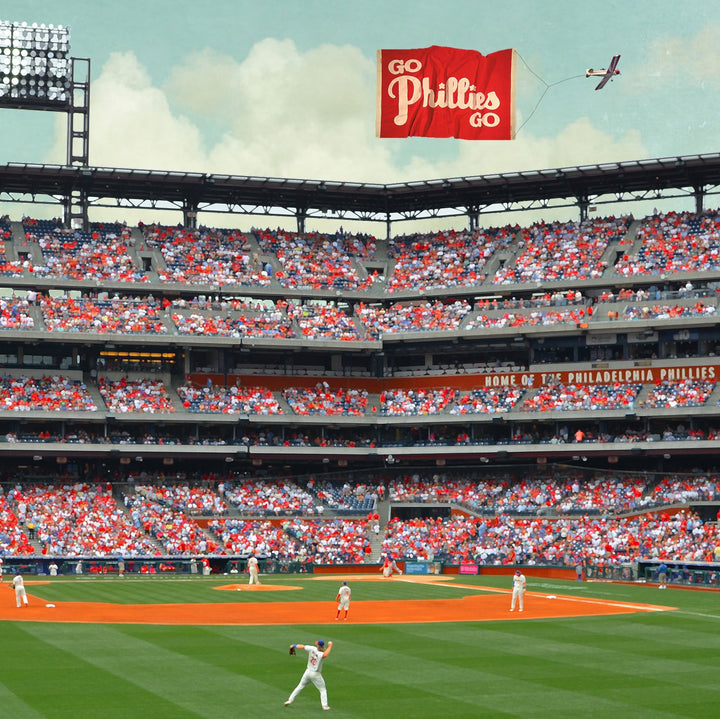 Art Block - Lost & Found - Go Phillies - Cedar Mountain Studios