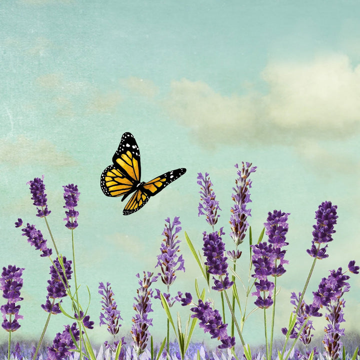Art Block - Lost & Found - Lavender Butterfly - Cedar Mountain Studios