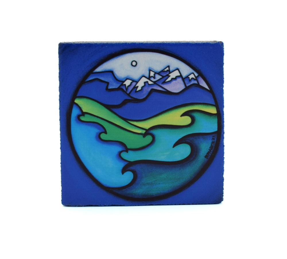 Art Block - Lost & Found - Mountain Waves - Cedar Mountain Studios