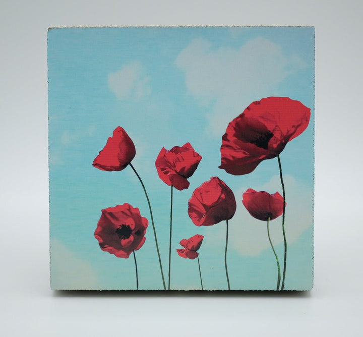 Art Block - Lost & Found - Poppies - Cedar Mountain Studios