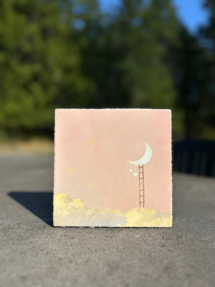 Art Block - Lost & Found - Silver Hearts - Cedar Mountain Studios