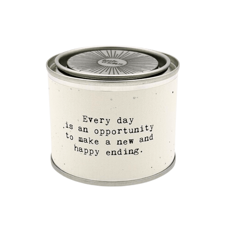 Candle - Little Gem - Every day is an opportunity - Cedar Mountain Studios