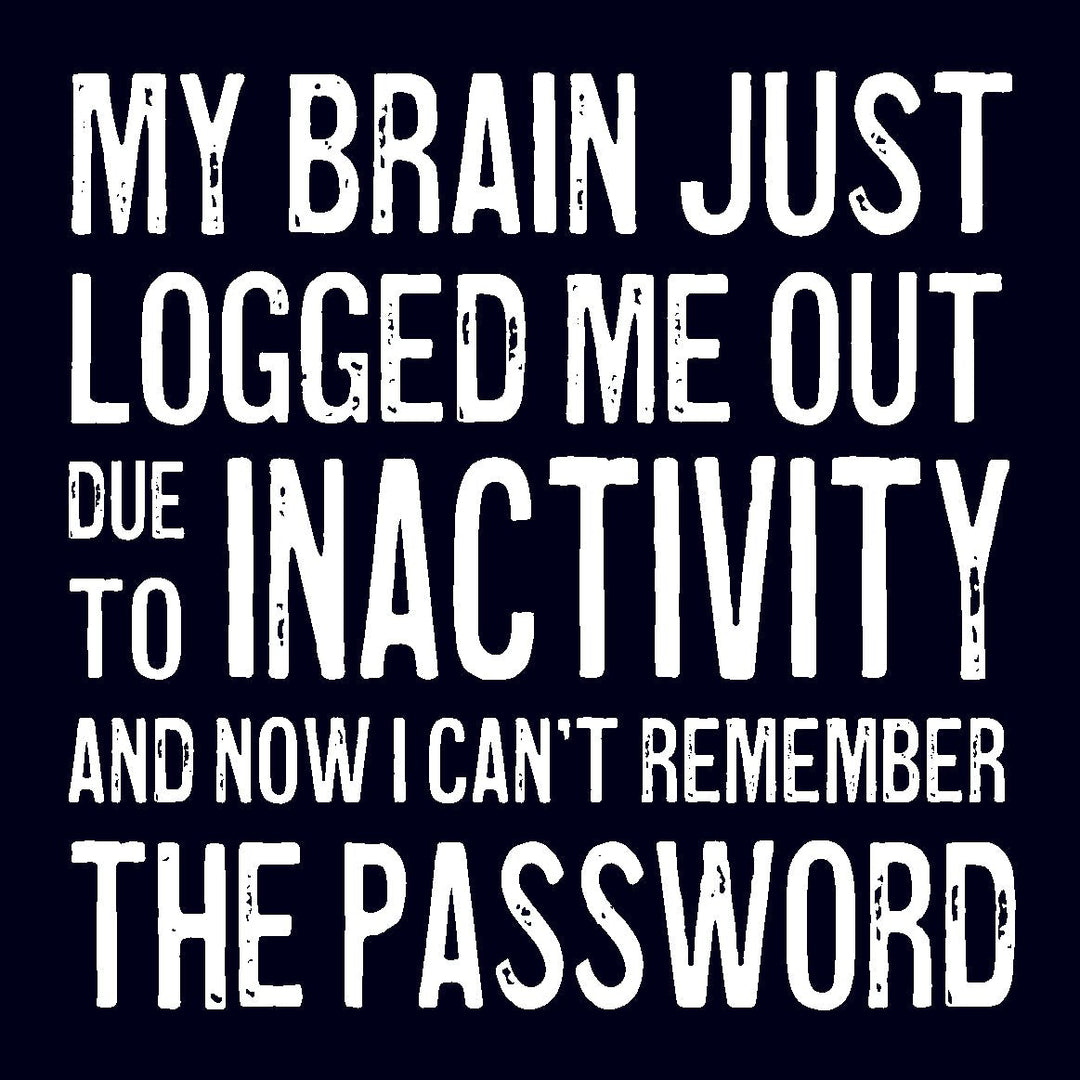 Coasters or Magnets - My brain just logged me out - Cedar Mountain Studios