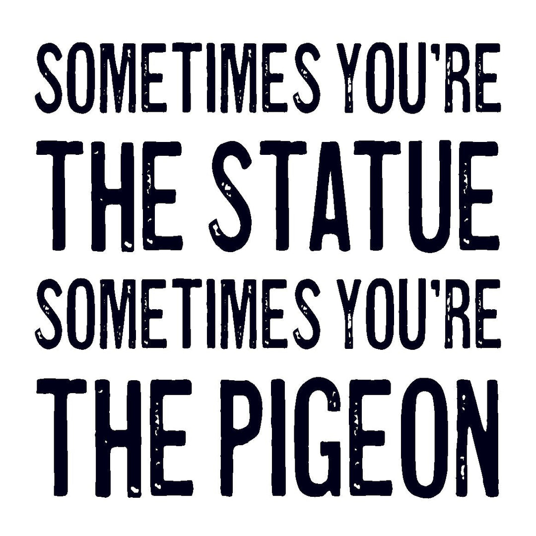 Coasters or Magnets - Sometimes you're the statue - Cedar Mountain Studios