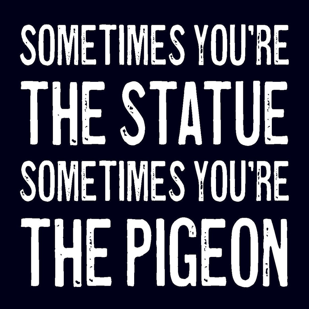 Coasters or Magnets - Sometimes you're the statue - Cedar Mountain Studios