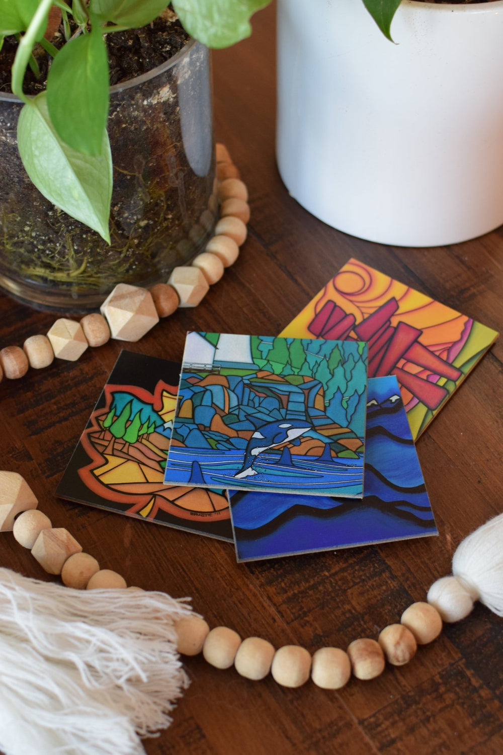 Coasters or Magnets - The Passage Orca - Cedar Mountain Studios