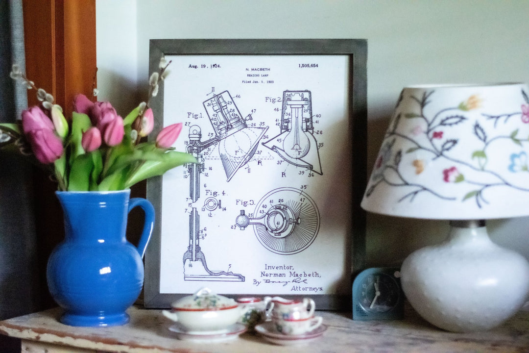 Framed Patents - Typewriter - Cedar Mountain Studios