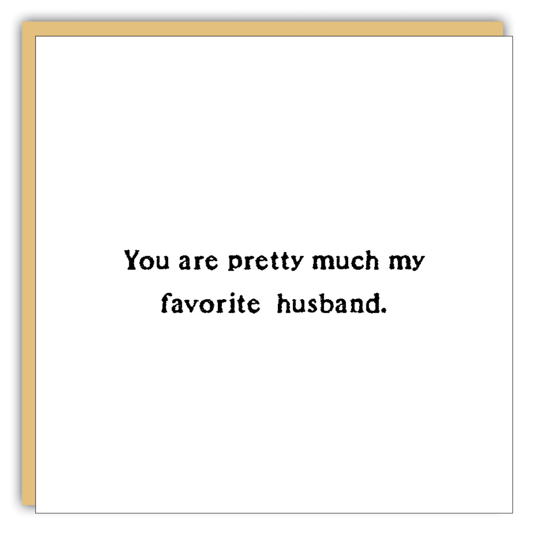 Gift Enclosure - Little Gem - Favorite Husband - Cedar Mountain Studios