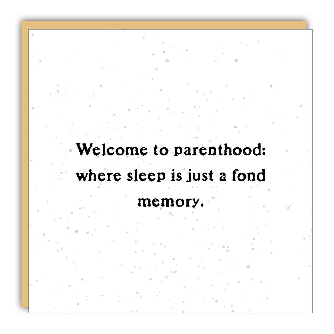 Gift Enclosure - Little Gem - Welcome to parenthood - Cedar Mountain Studios