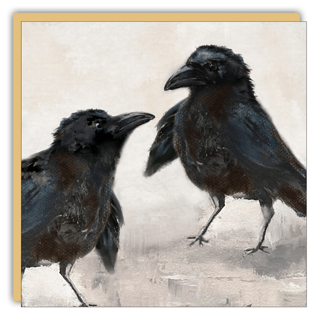 Gift Enclosure - Lost & Found - Crows Talking - Cedar Mountain Studios