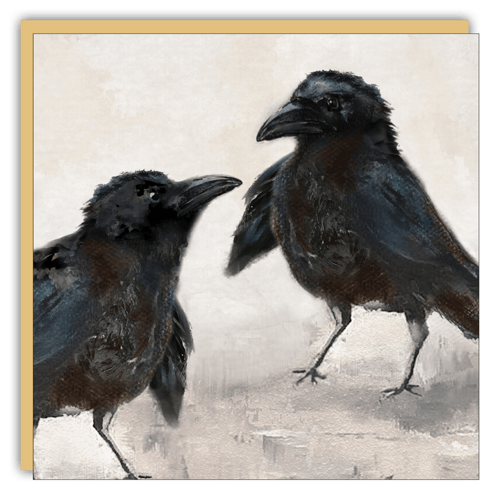 Gift Enclosure - Lost & Found - Crows Talking - Cedar Mountain Studios