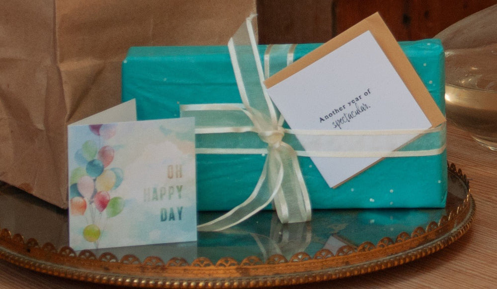 Gift Enclosure - Lost & Found - Happy Birthday Bouquet - Cedar Mountain Studios