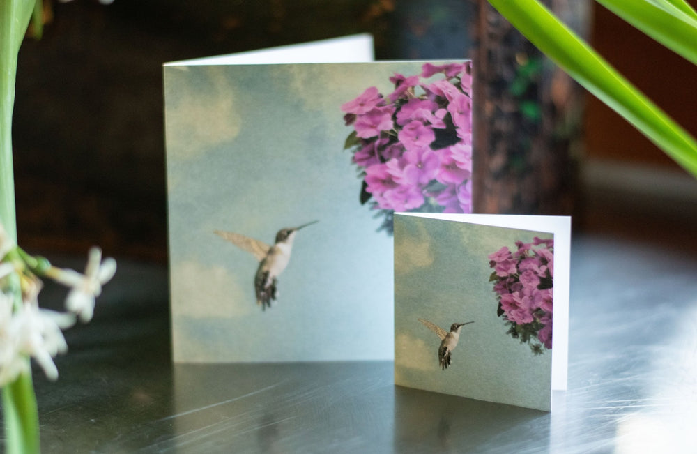 Gift Enclosure - Lost & Found - Hummingbird - Cedar Mountain Studios