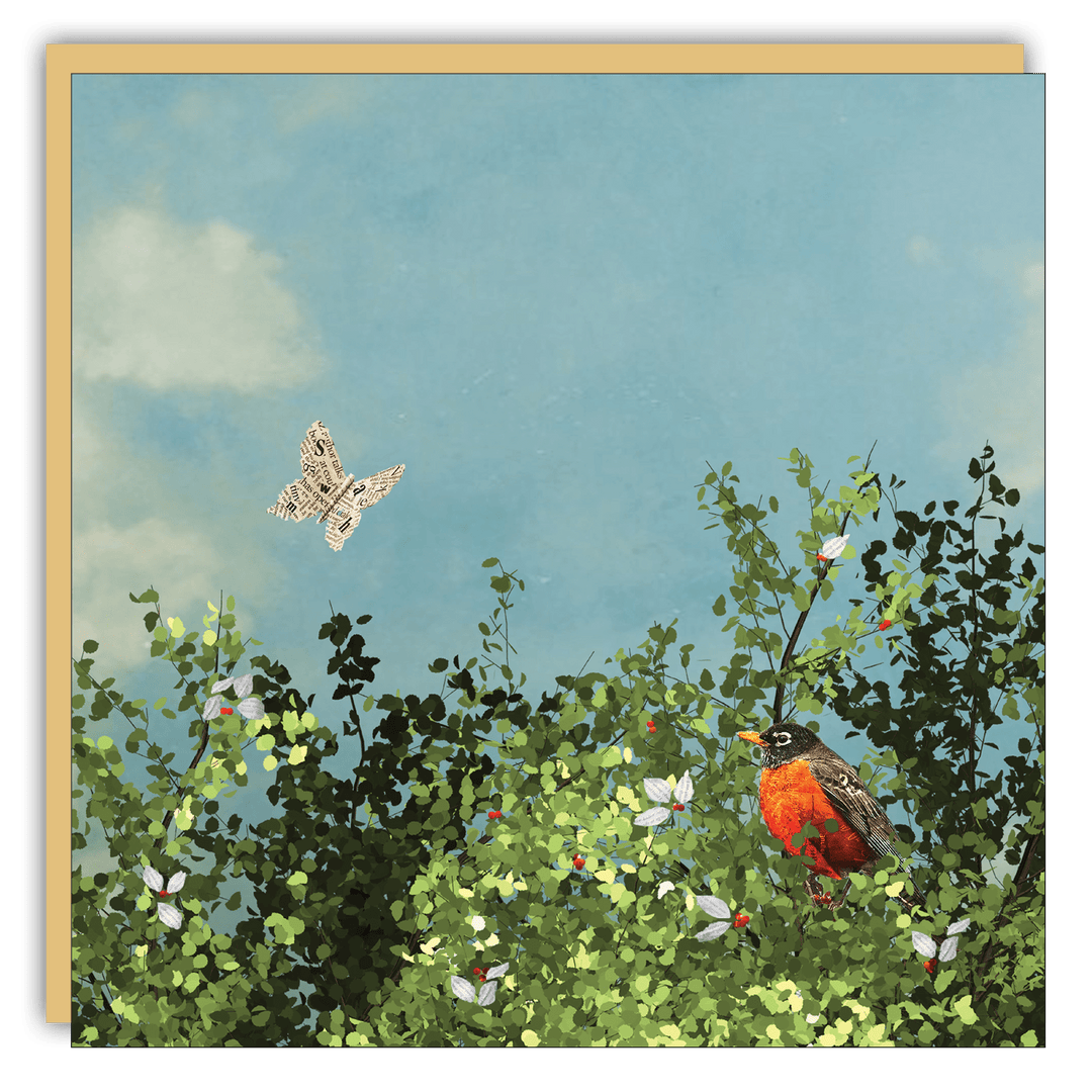 Gift Enclosure - Lost & Found - Robin - Cedar Mountain Studios