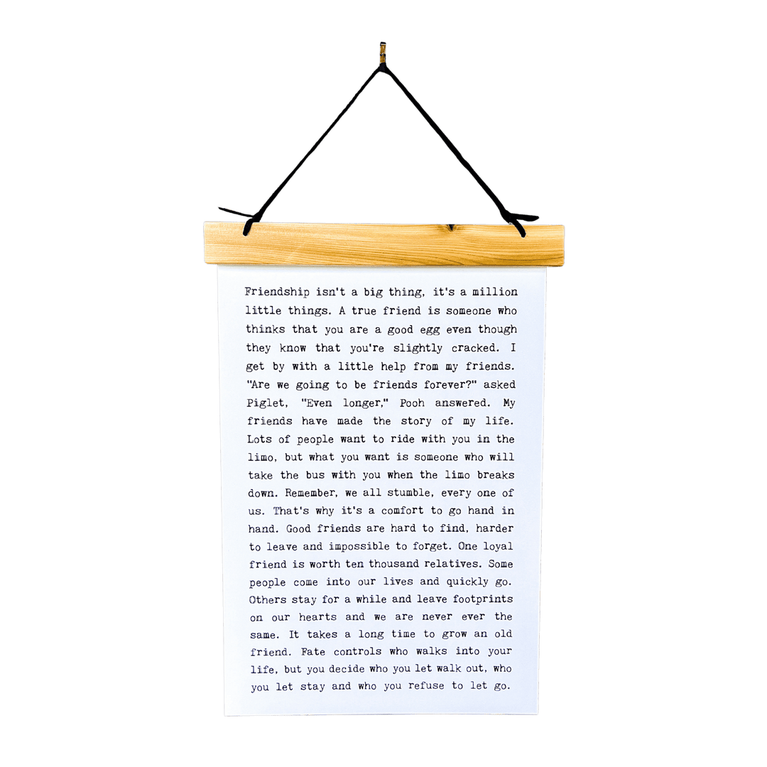 Hang Tight - Typewriter Line - Friendship - Cedar Mountain Studios