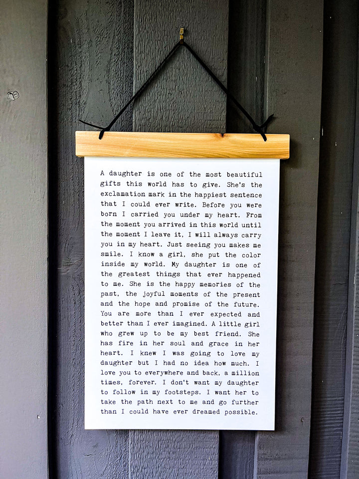 Hang Tight - Typewriter Line - Daughter