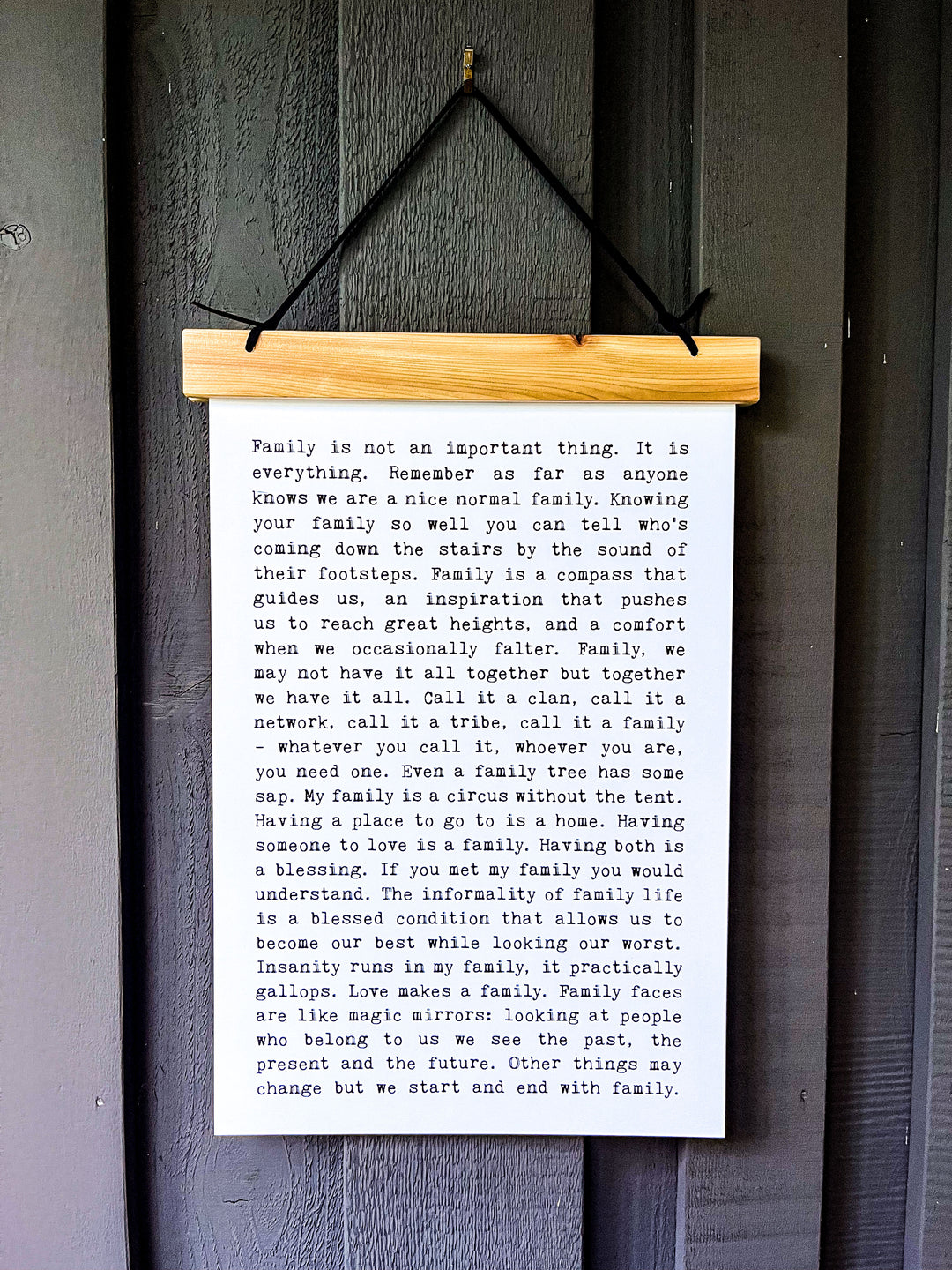 Hang Tight - Typewriter Line - Family