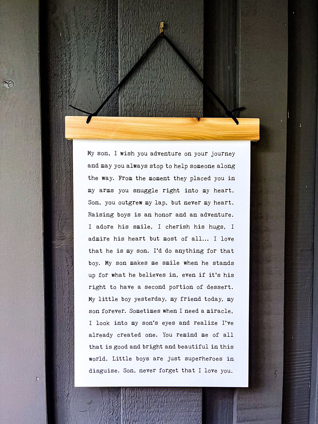 Hang Tight - Typewriter Line - Son