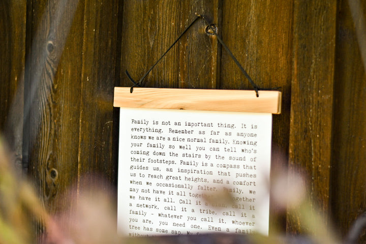 Hang Tight - Wooden Hanger