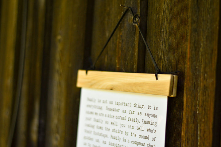 Hang Tight - Wooden Hanger