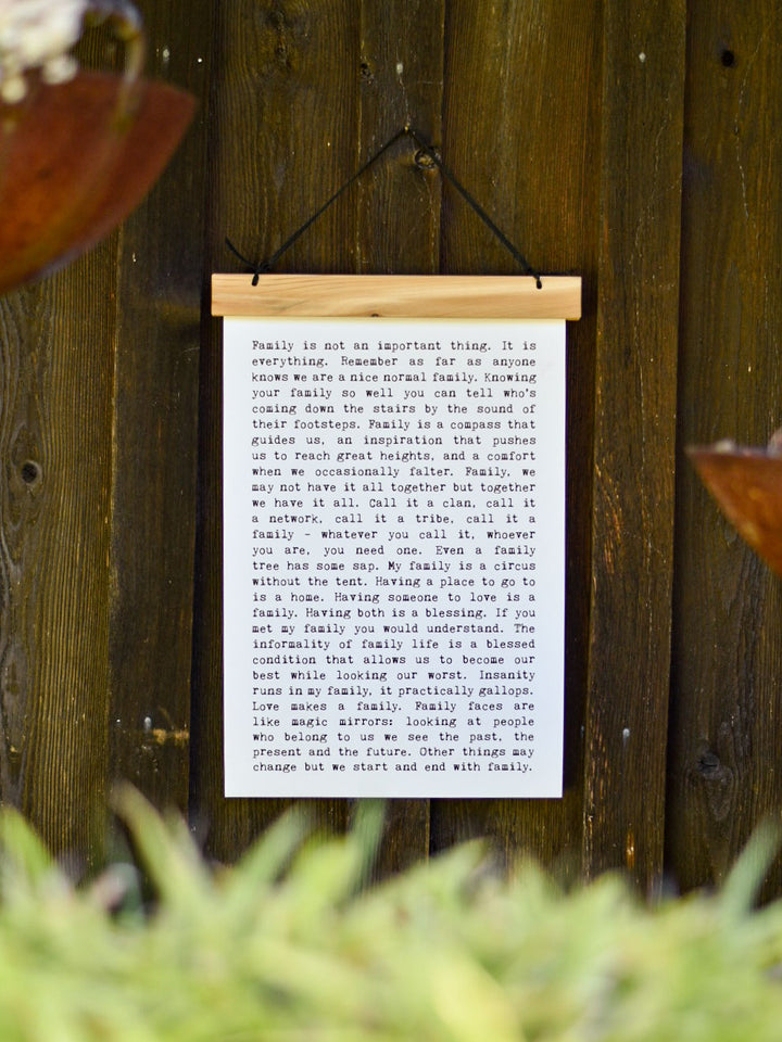 Hang Tight - Typewriter Line - Family