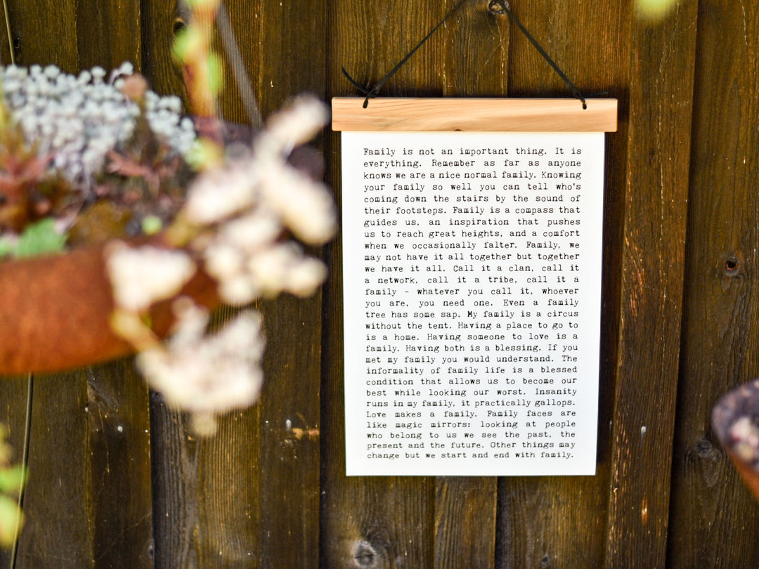 Hang Tight - Typewriter Line - Family