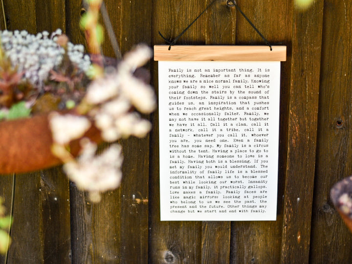 Hang Tight - Typewriter Line - Family