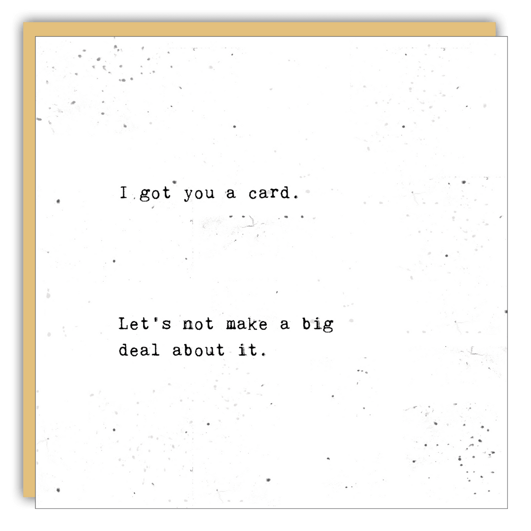 Keepsake Cards - Little Gem - I got you a card - Cedar Mountain Studios