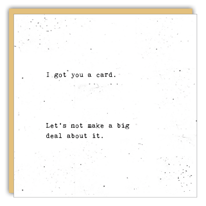 Keepsake Cards - Little Gem - I got you a card - Cedar Mountain Studios