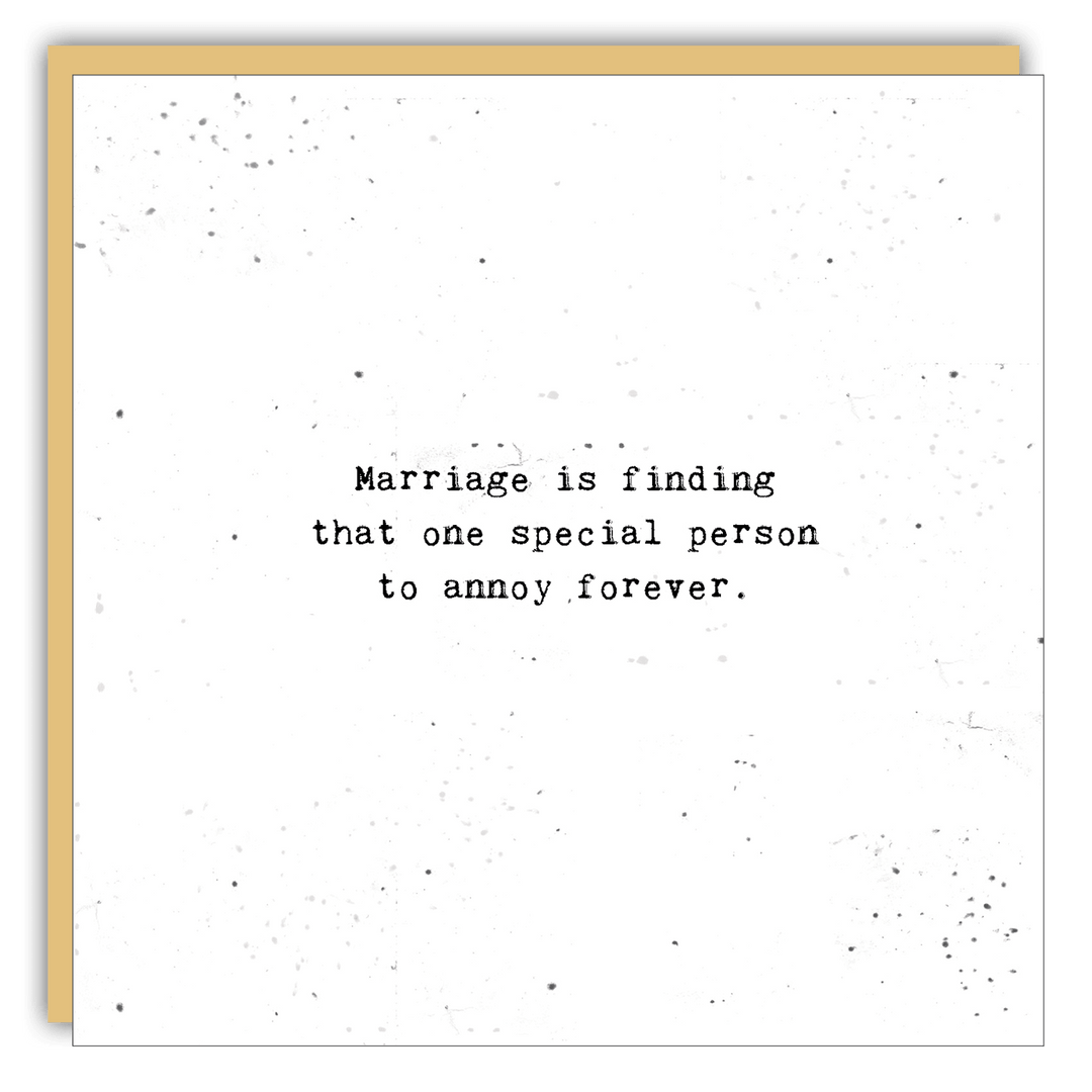 Keepsake Cards - Little Gem - Marriage is finding the one - Cedar Mountain Studios