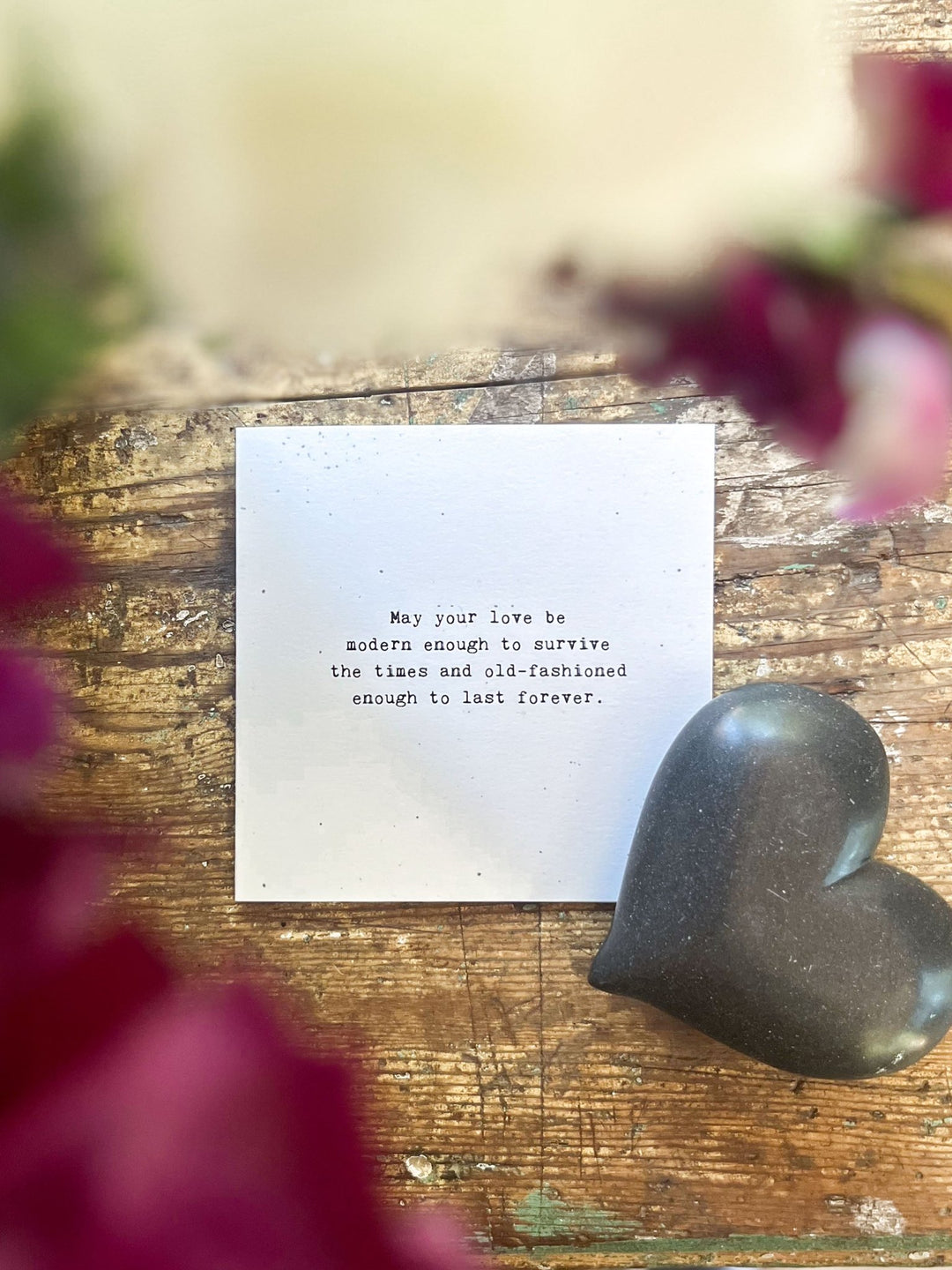 Keepsake Cards - Little Gem - May your love be modern - Cedar Mountain Studios