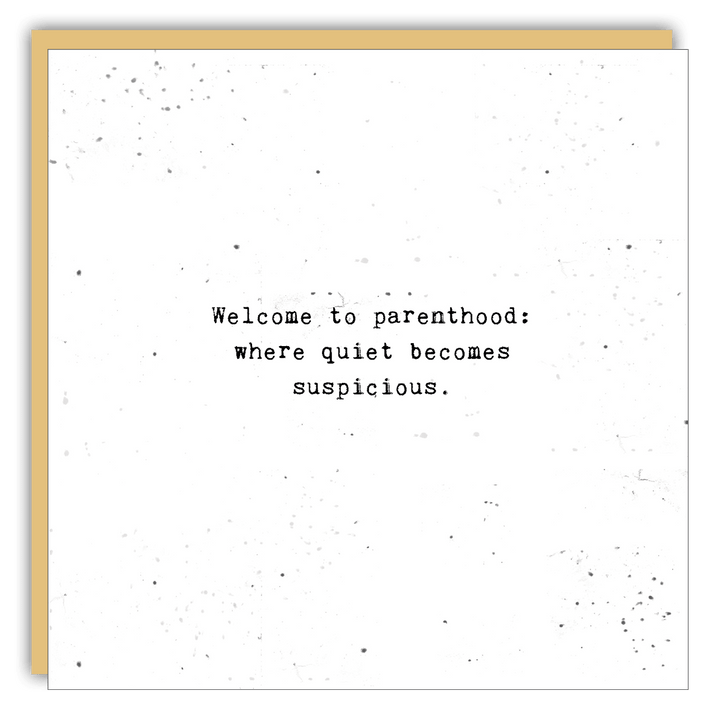 Keepsake Cards - Little Gem - Welcome to parenthood - Cedar Mountain Studios