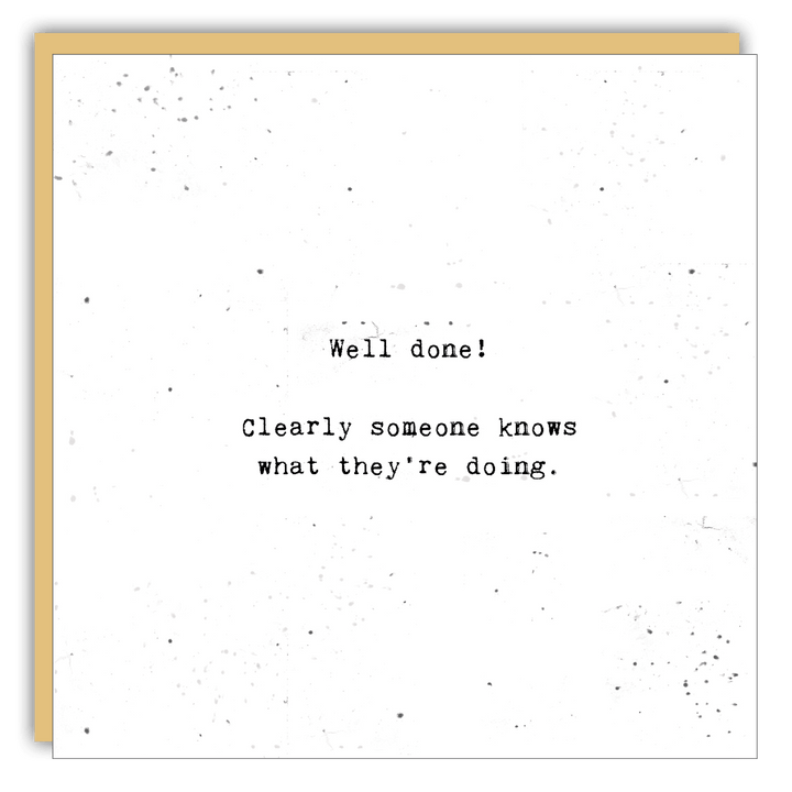 Keepsake Cards - Little Gem - Well done - Cedar Mountain Studios
