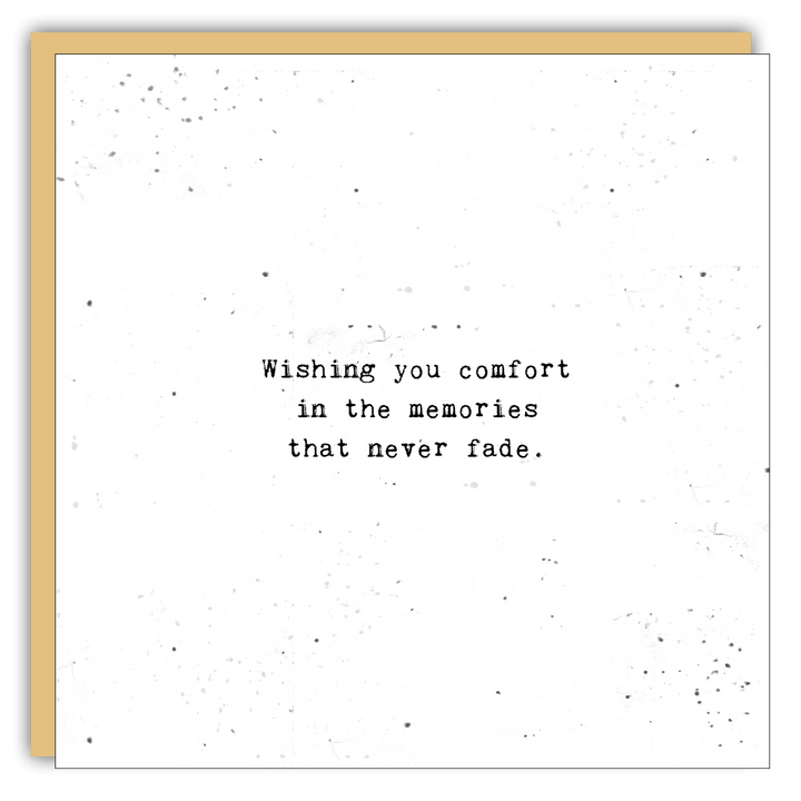 Keepsake Cards - Little Gem - Wishing you comfort - Cedar Mountain Studios
