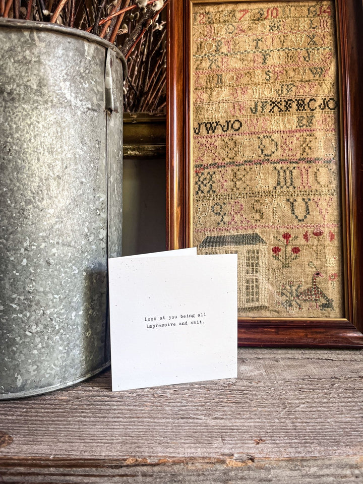 Keepsake Cards - Little Gem - You did it - Cedar Mountain Studios