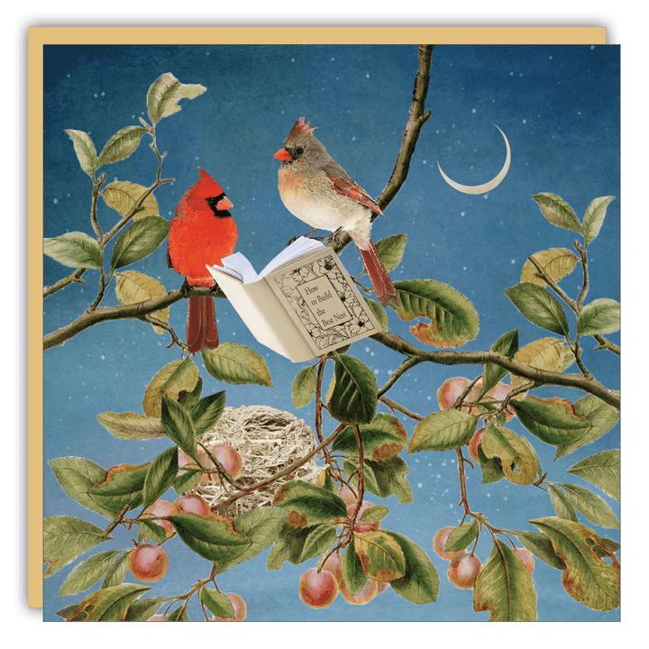 Keepsake Cards - Lost & Found Card - Michelle Ciarlo-Hayes - Reading Cardinals - Cedar Mountain Studios