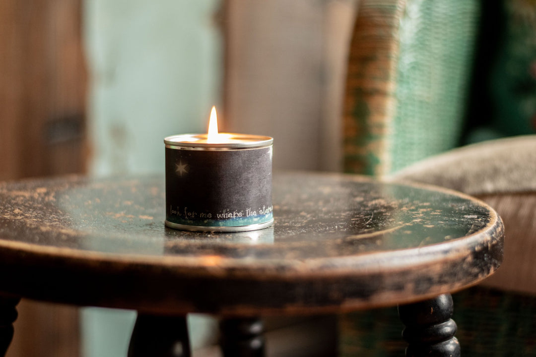 Lost & Found Candle - Look for me - Cedar Mountain Studios