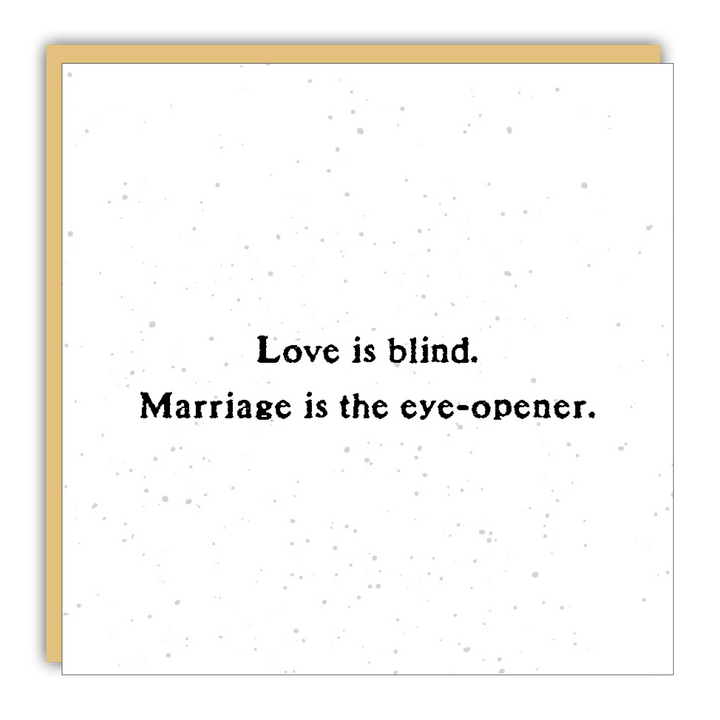 Gift Enclosure - Little Gem - Love is blind