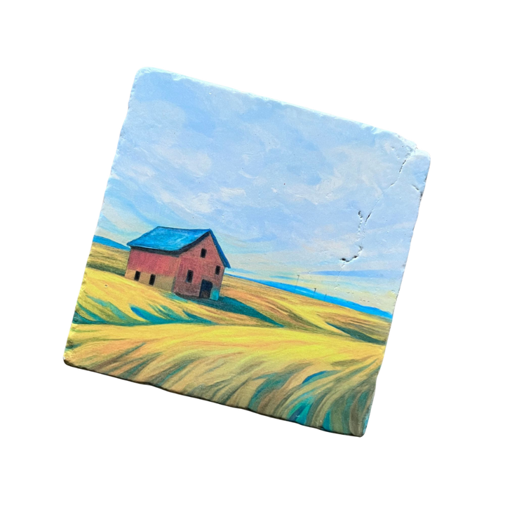 Marble Coasters - Barn - Cedar Mountain Studios